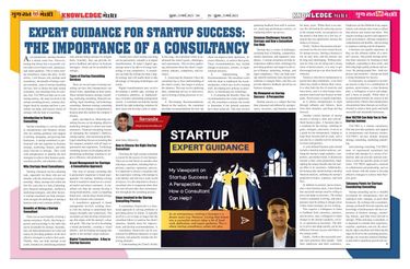 Expert Guidance For Startup Success: The Importance of Consultancy