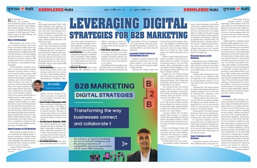 Leveraging Digital Strategies for B2B Marketing